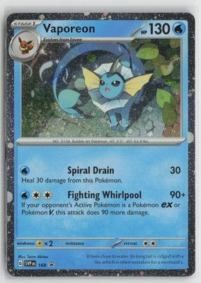 Vaporeon (Cosmos Holo) 168 Holo Promo Scarlet & Violet Promo Pokemon NM