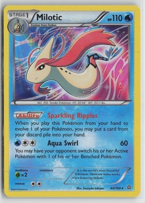 Milotic 44/160 Holo Rare Primal Clash Pokemon NM