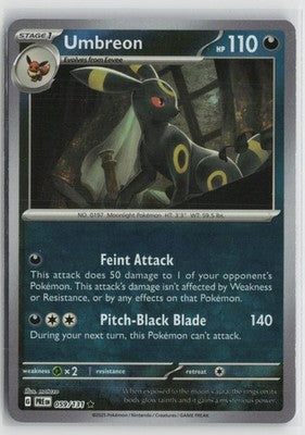 Umbreon 059/131 Poke Ball Rare SV: Prismatic Evolutions Pokemon NM