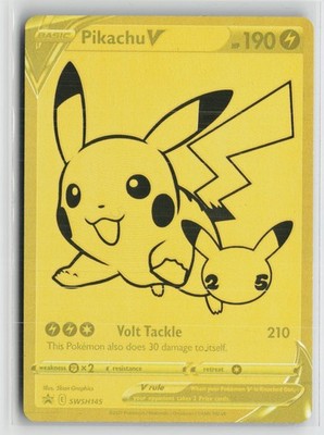 Pikachu V SWSH145 Holo Promo Sword & Shield Promo Pokemon NM