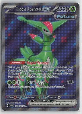 Iron Leaves ex 186/162 Ultra Rare Temporal Forces Pokemon NM
