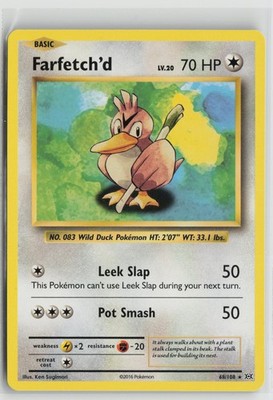 Farfetch'd 68/108 Rare Evolutions Pokemon NM