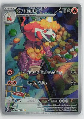 Crocalor 202/193 Illustration Rare Paldea Evolved Pokemon NM
