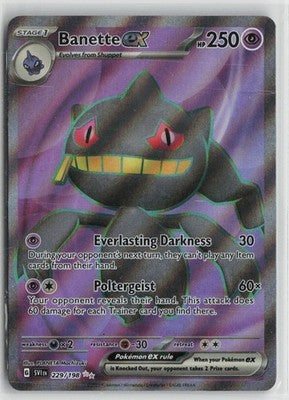 Banette ex 229/198 Ultra Rare Scarlet & Violet Pokemon NM