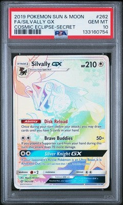 Silvally Gx 262/236 Secret Cosmic Eclipse Pokemon PSA 10