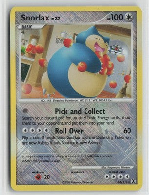 Snorlax - 33/111 (League Promo) Promo League & Championship Cards 033/111 NM