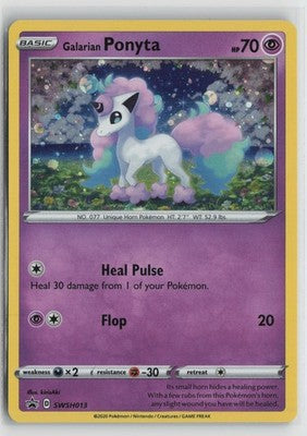 Galarian Ponyta SWSH013 Promo SWSH Black Star Pokemon NM