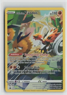 Galarian Zapdos SWSH283 Promo SWSH Black Star Pokemon NM