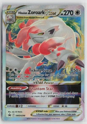 Hisuian Zoroark VSTAR SWSH298 Holo Promo Sword & Shield Promo Pokemon NM