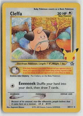 Cleffa 20/111 Classic Collection Celebrations: Classic Collection Pokemon NM
