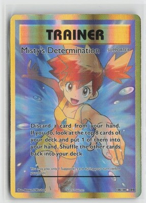 Misty's Determination 108/108 Ultra Rare Evolutions Pokemon Holo NM