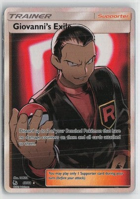 Giovanni's Exile 67/68 Ultra Rare Hidden Fates Pokemon NM