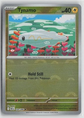 Tynamo (Poke Ball Pattern) Common SV: Black Bolt 030/086 NM