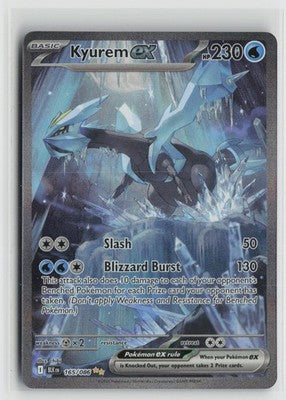 Kyurem ex 165/086 Holo Special Illustration Rare Black Bolt Pokemon NM