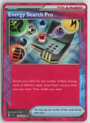 Energy Search Pro ACE SPEC Rare SV08: Surging Sparks 176/191 NM