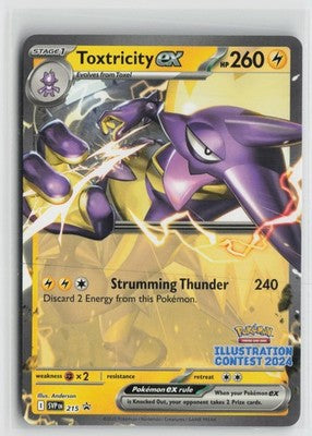 Toxtricity ex 215 Promo Scarlet & Violet Pokemon NM