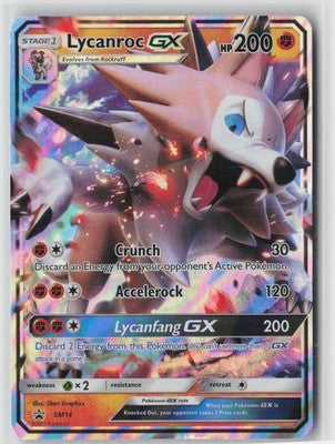 Lycanroc GX Promo SM Promos SM14 NM