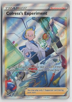 Colress's Experiment Ultra Rare Crown Zenith: Galarian Gallery GG59/GG70 NM