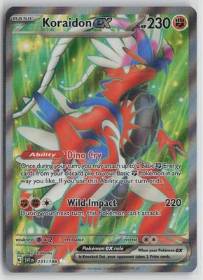 Koraidon ex - Ultra Rare SV01: Scarlet & Violet Base Set 231/198 NM