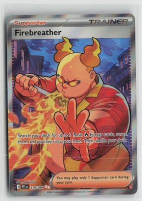 Firebreather 119/094 Ultra Rare Phantasmal Flames Pokemon NM