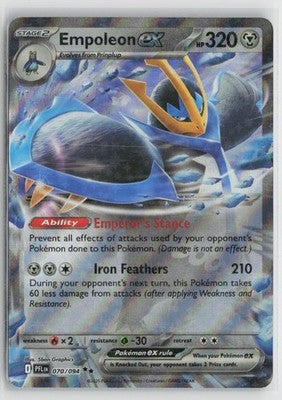 Empoleon ex 070/094 Double Rare Phantasmal Flames Pokemon NM