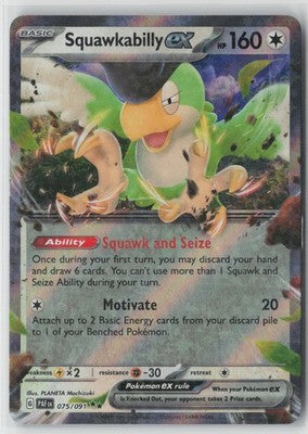 Squawkabilly ex - Double Rare SV: Paldean Fates 075/091 NM