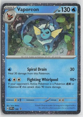 Vaporeon (Cosmos Holo) 168 Holo Promo Scarlet & Violet Promo Pokemon NM