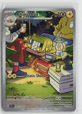 Charjabug 169/162 Illustration Rare Temporal Forces Pokemon NM