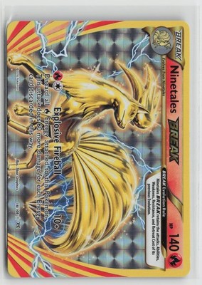 Ninetales BREAK 16/108 BREAK Rare Evolutions Pokemon NM