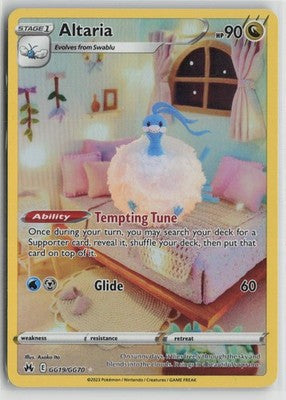 Altaria GG19/GG70 Holo Crown Zenith Galarian Gallery Pokemon NM