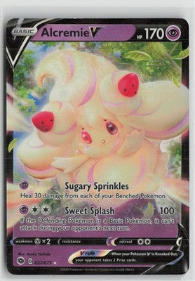 Alcremie V 022/073 Holo V Rare Champion's Path Pokemon NM