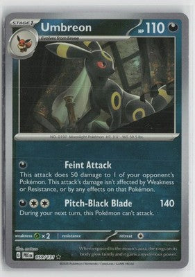 Umbreon 059/131 Rare Prismatic Evolutions Pokemon Poke Ball NM
