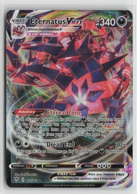 Eternatus VMAX 117/189 Holo VMAX Rare Darkness Ablaze Pokemon NM