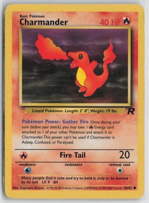 Charmander Common Team Rocket 50/82 MP