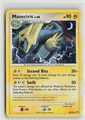 Manectric 22/99 Rare Arceus Pokemon NM