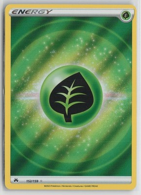 Grass Energy (Texture Full Art) Ultra Rare Crown Zenith 152/159 NM