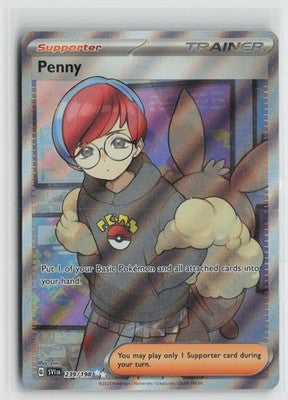 Penny 239/198 Ultra Rare Scarlet & Violet Pokemon NM