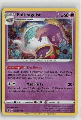 Polteageist SWSH081 Holo Promo Sword & Shield Promo Pokemon NM
