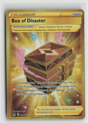 Box of Disaster 214/196 Secret Rare Lost Origin Pokemon NM