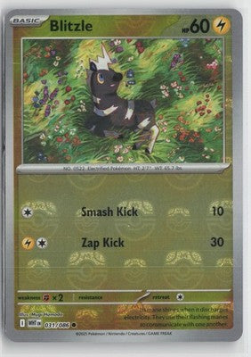 Blitzle (Master Ball Pattern) Common SV: White Flare 031/086 NM