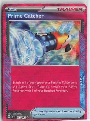 Prime Catcher ACE SPEC Rare SV05: Temporal Forces 157/162 NM