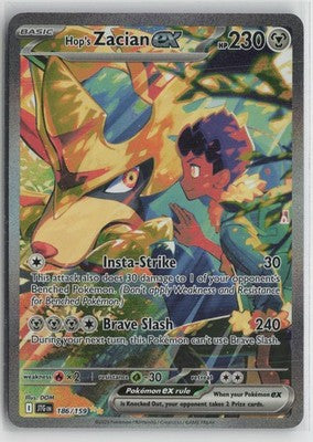 Hop's Zacian ex 186/159 Special Illustration Rare Journey Together Pokemon NM