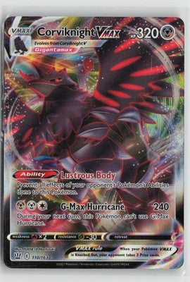 Corviknight VMAX 110/163 Holo VMAX Rare Battle Styles Pokemon NM