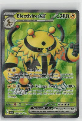 Electivire ex 212/182 Ultra Rare Destined Rivals Pokemon NM