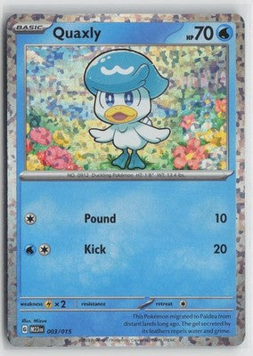 Quaxly 003/015 holo Promo McDonald's Collection 2023 Pokemon NM