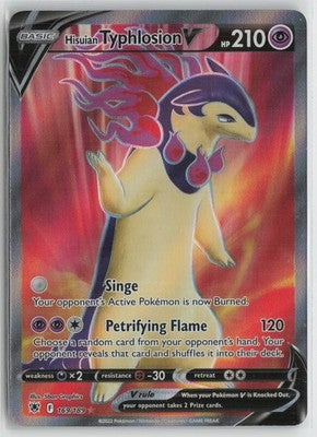 Hisuian Typhlosion V 169/189 Rare Ultra Astral Radiance Pokemon NM