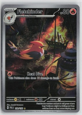 Fletchinder - Illustration Rare SV02: Paldea Evolved 199/193 NM
