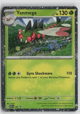 Yanmega 187 Promo Scarlet & Violet Pokemon NM