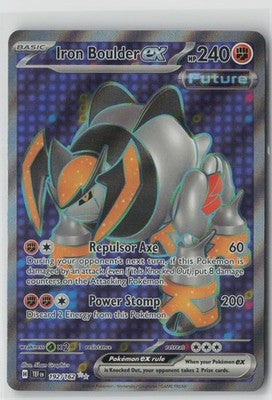 Iron Boulder ex Ultra Rare SV05: Temporal Forces 192/162 NM