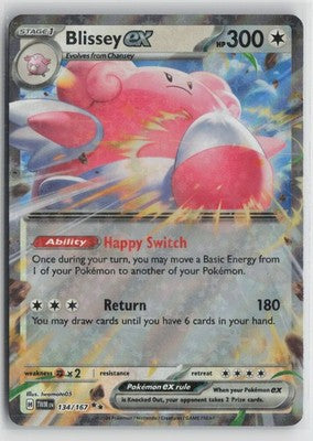 Blissey ex - Double Rare SV06: Twilight Masquerade 134/167 NM